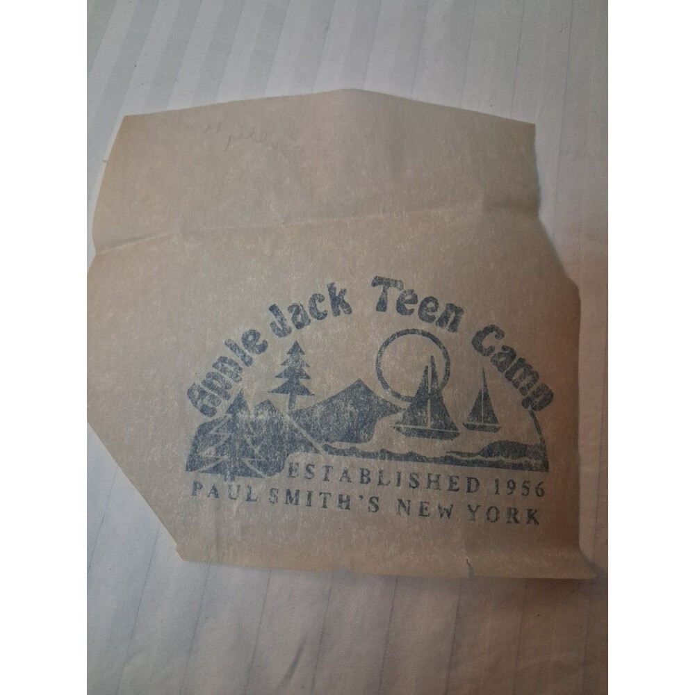 Apple Jack Teen Camp Iron On, Paul Smith's NY 1956